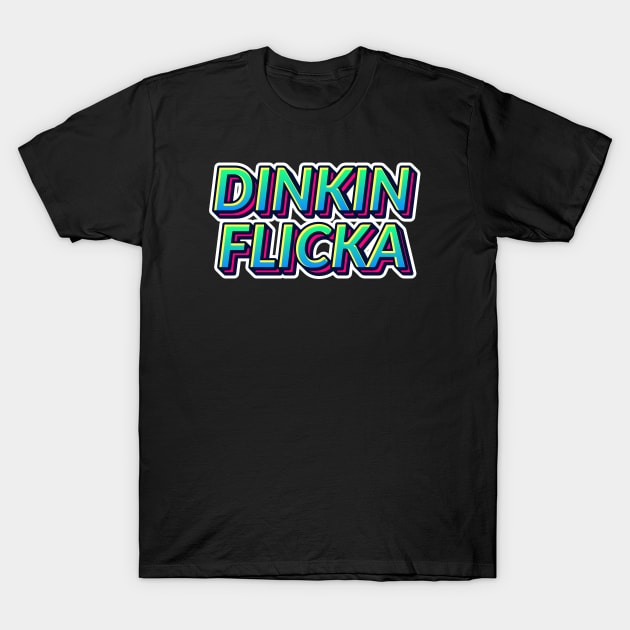 Dinkin Flicka The Office T-Shirt by fatdesigner